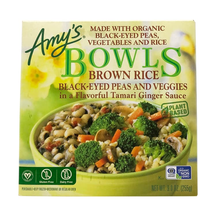 Brown Rice, Black-Eyed Peas & Veggies Bowl
