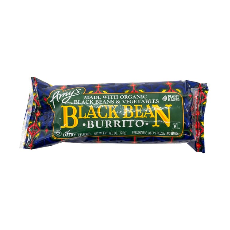 Black Bean Vegetable Burrito