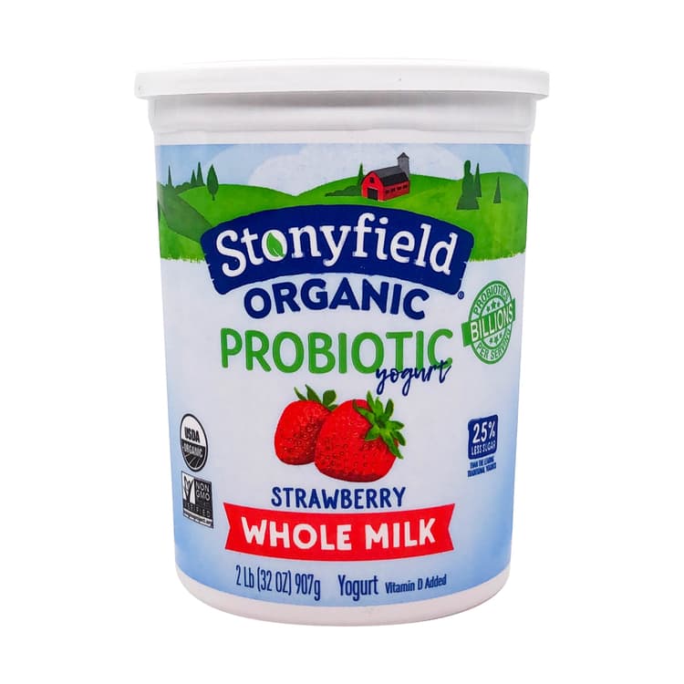 Strawberry Whole Milk Probiotic Yogurt