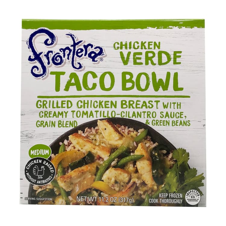 Grilled Chicken Verde Taco Bowl