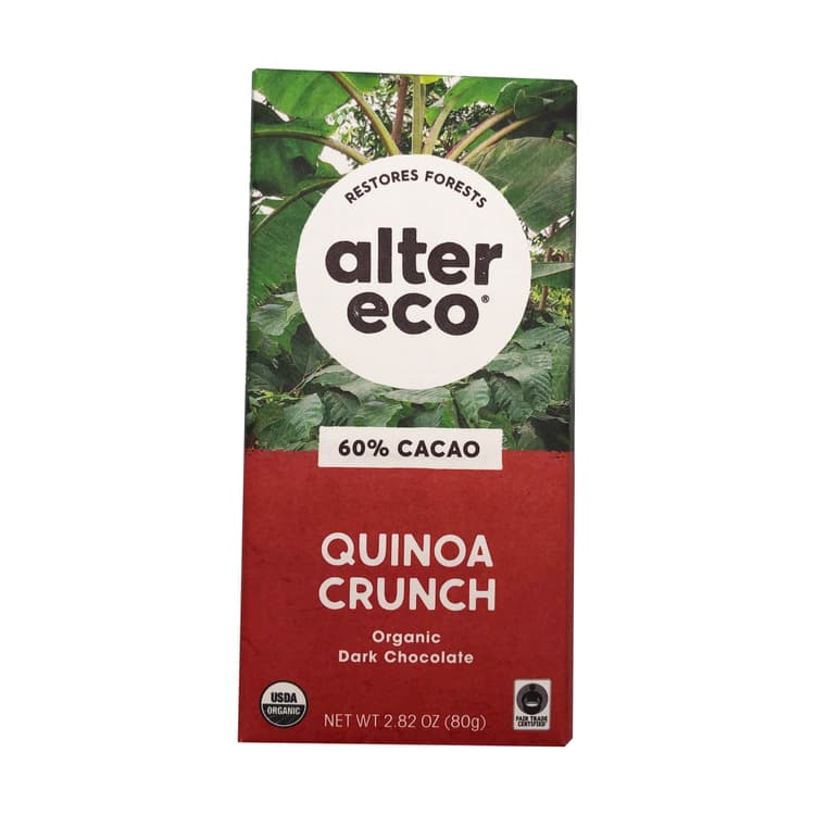 Organic Dark Quinoa Chocolate Bar