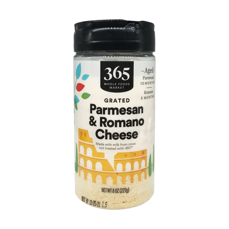365 Whole Foods Market Grated Parmesan & Romano Cheese
