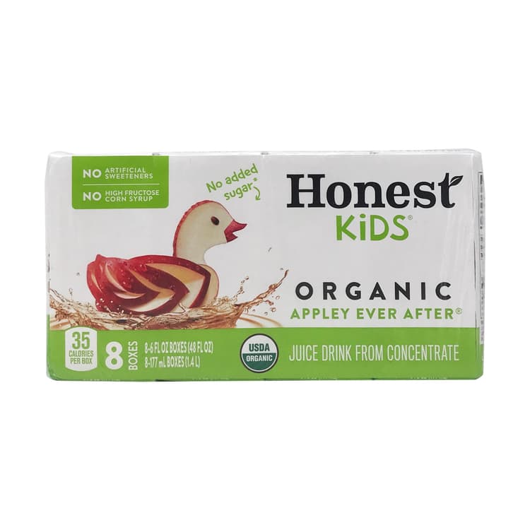 Honest Kids Organic Appley Ever After Juice Drink Boxes