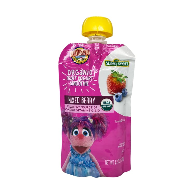 Organic Mixed Berry Fruit Yogurt Smoothie