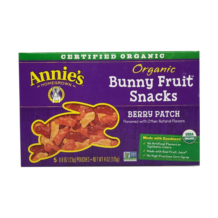 Organic Berry Patch Bunny Fruit Snacks