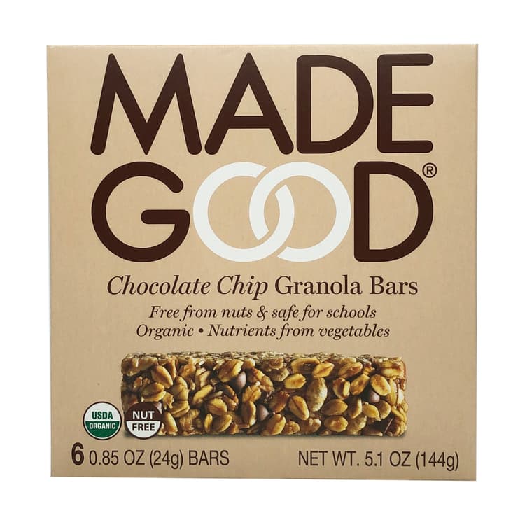 Organic Chocolate Chip Granola Bars