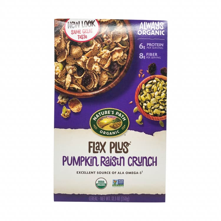 Flax Plus Pumpkin Raisin Crunch Cereal