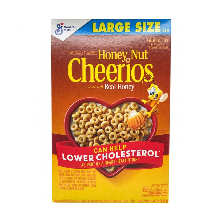 General Mills Honey Nut Cheerios Gluten Free Cereal Large Size