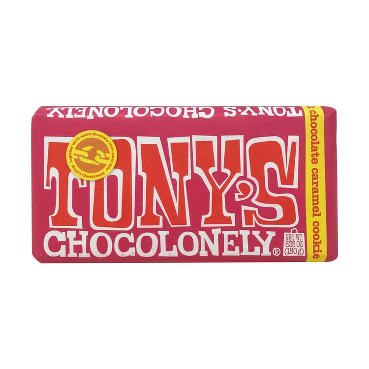 Tony'S Chocolonely Milk Chocolate With Cookie And Caramel