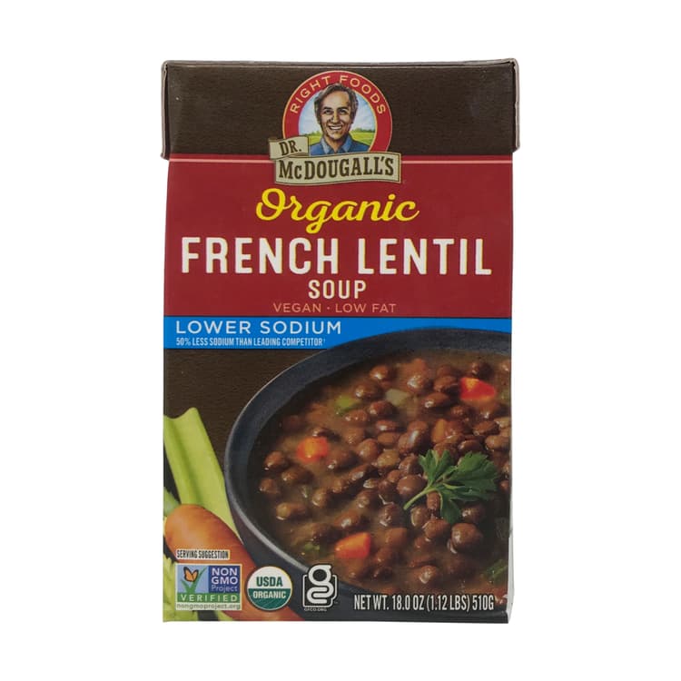 Organic French Lentil Lower Sodium Soup