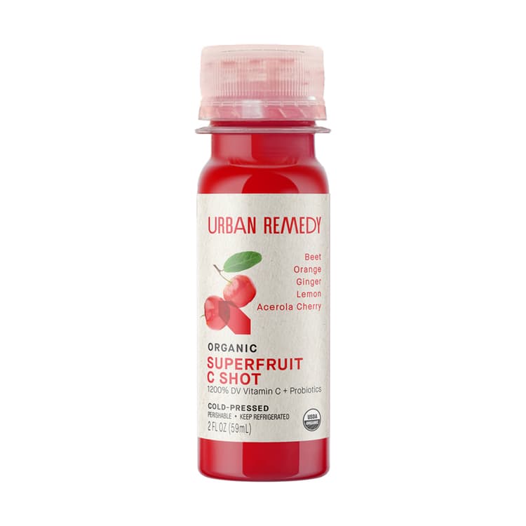 Urban Remedy Organic Superfruit C With Probiotics Wellness Shot, Acerola And Vitamin