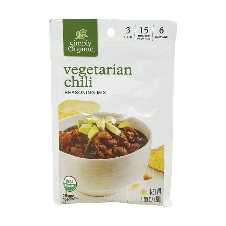 Simply Organic Organic Vegetarian Chili Mix