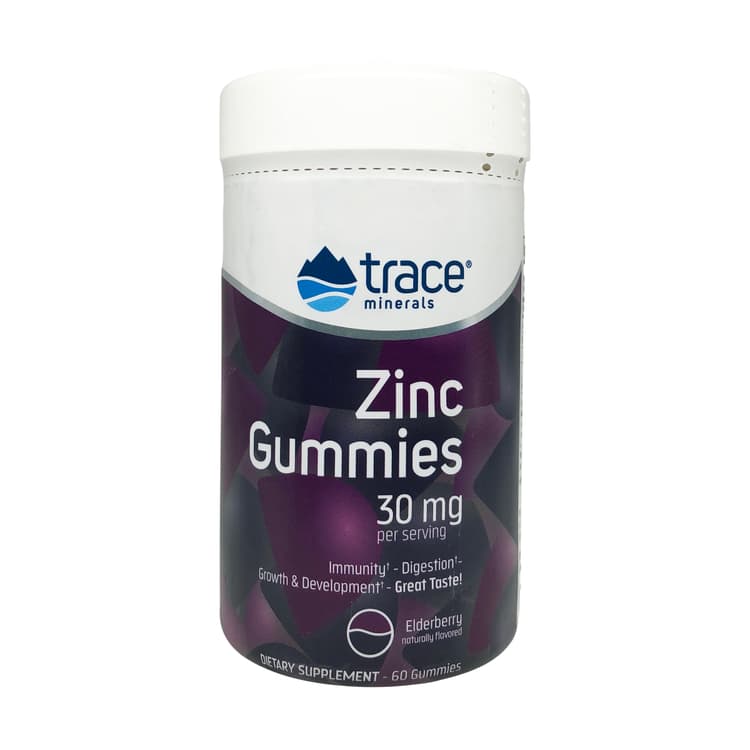 Trace Minerals Research Zinc Gummies, 60 Gummies