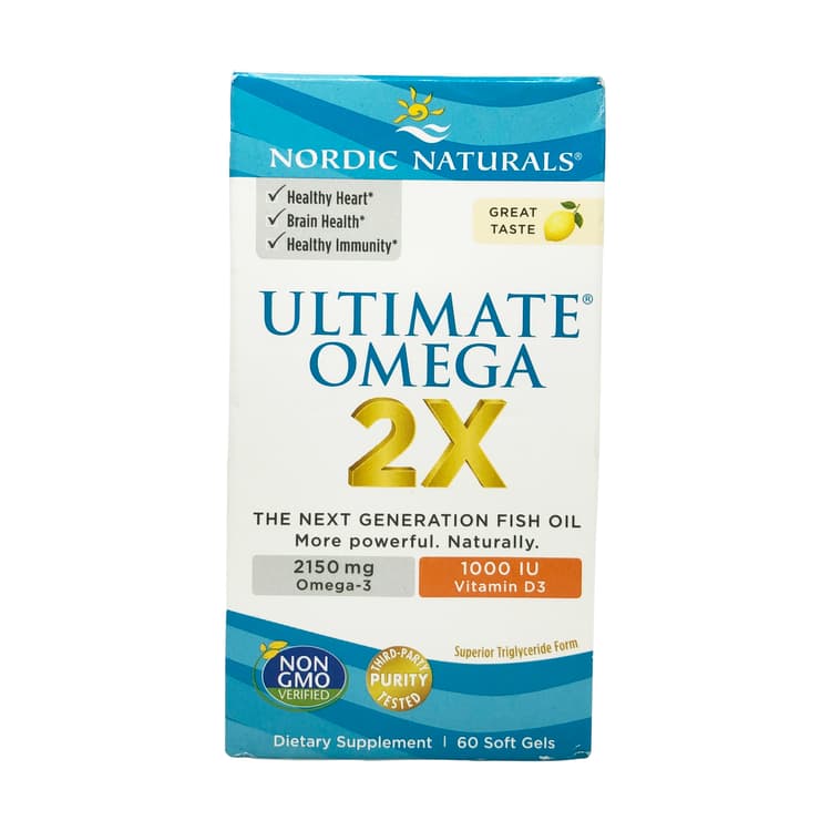 Nordic Naturals Ultimate Omega 2X With Vitamin D3 Lemon