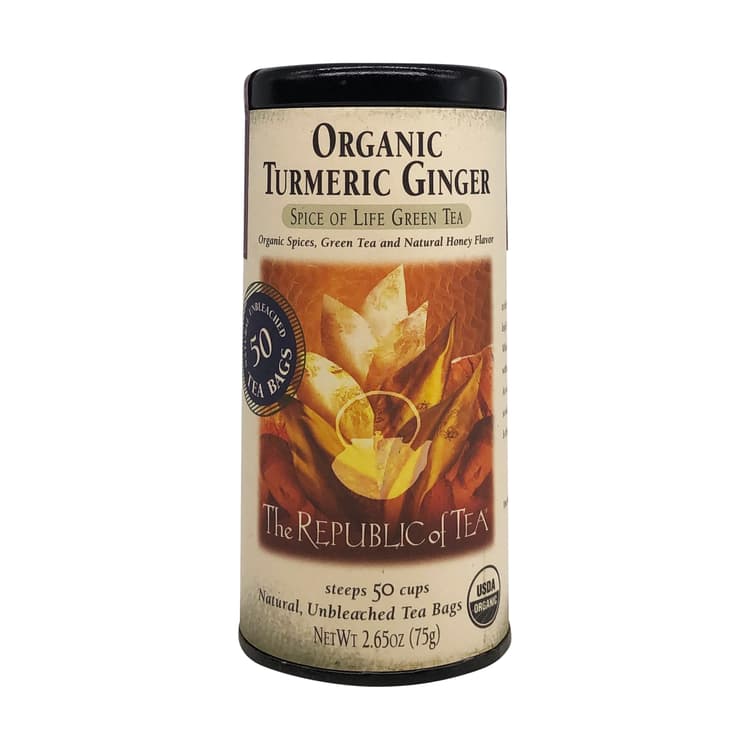 Organic Turmeric Ginger Spice Of Life Green Tea