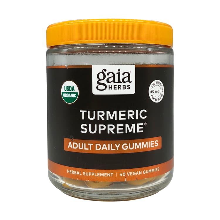 Gaia Herbs Turmeric Supreme, Adult Daily Gummies