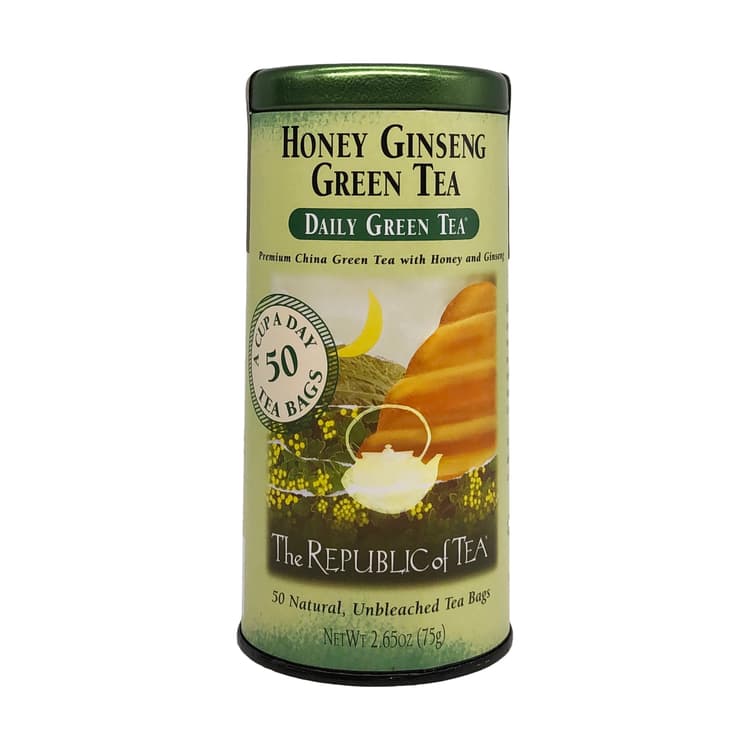The Republic Of Tea Honey Ginseng Green Tea