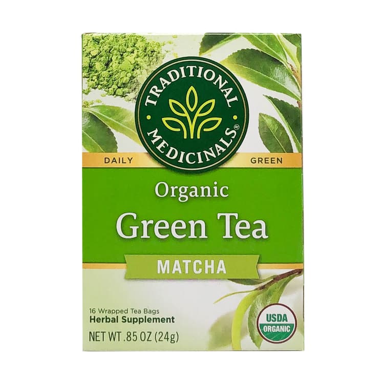 Traditional Medicinals Organic Matcha Green Tea, 16 Wrapped