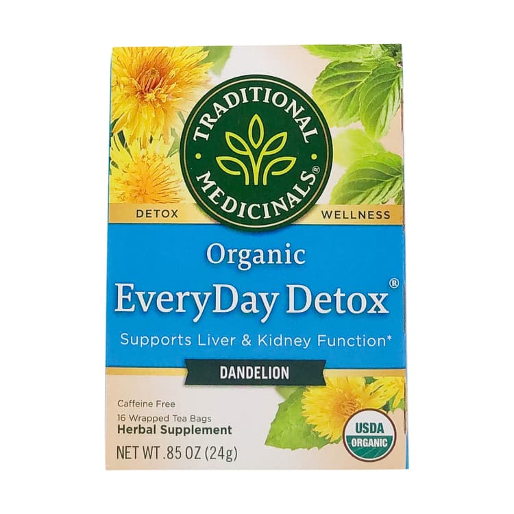 Traditional Medicinals Everyday Detox Dandelion Tea, 16 Wrapped