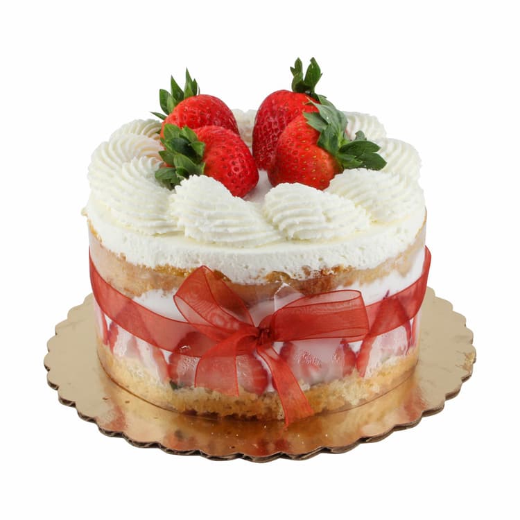Perfectly Sweet Cake Shortcake Strawberry 6In