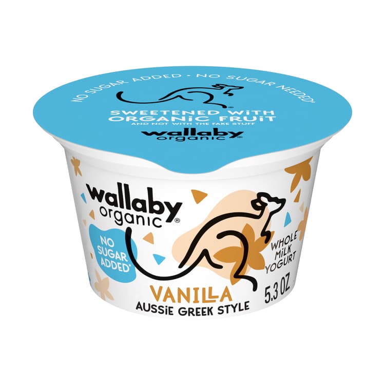 Wallaby Organic Aussie Greek Yogurt, No Sugar Added, Vanilla Chai, Usda Organic