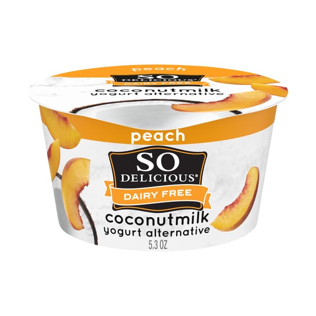 Is it Pescatarian? So Delicious Dairy Free Dairy Free Coconut Milk Yogurt Alternative, Peach, Non-gmo Project Verified