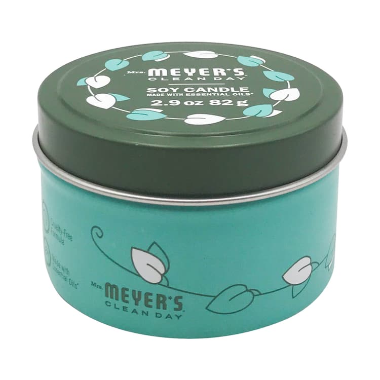 Basil Tin Soy Candle