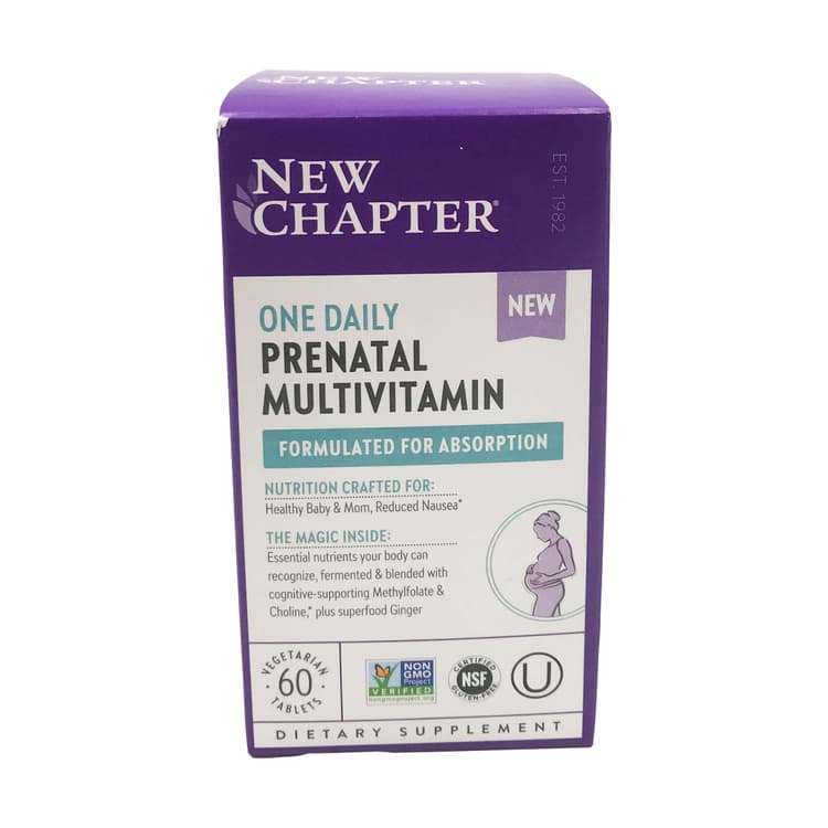 New Chapter Once Daily Prenatal Multivitamin, 60 Vegetarian