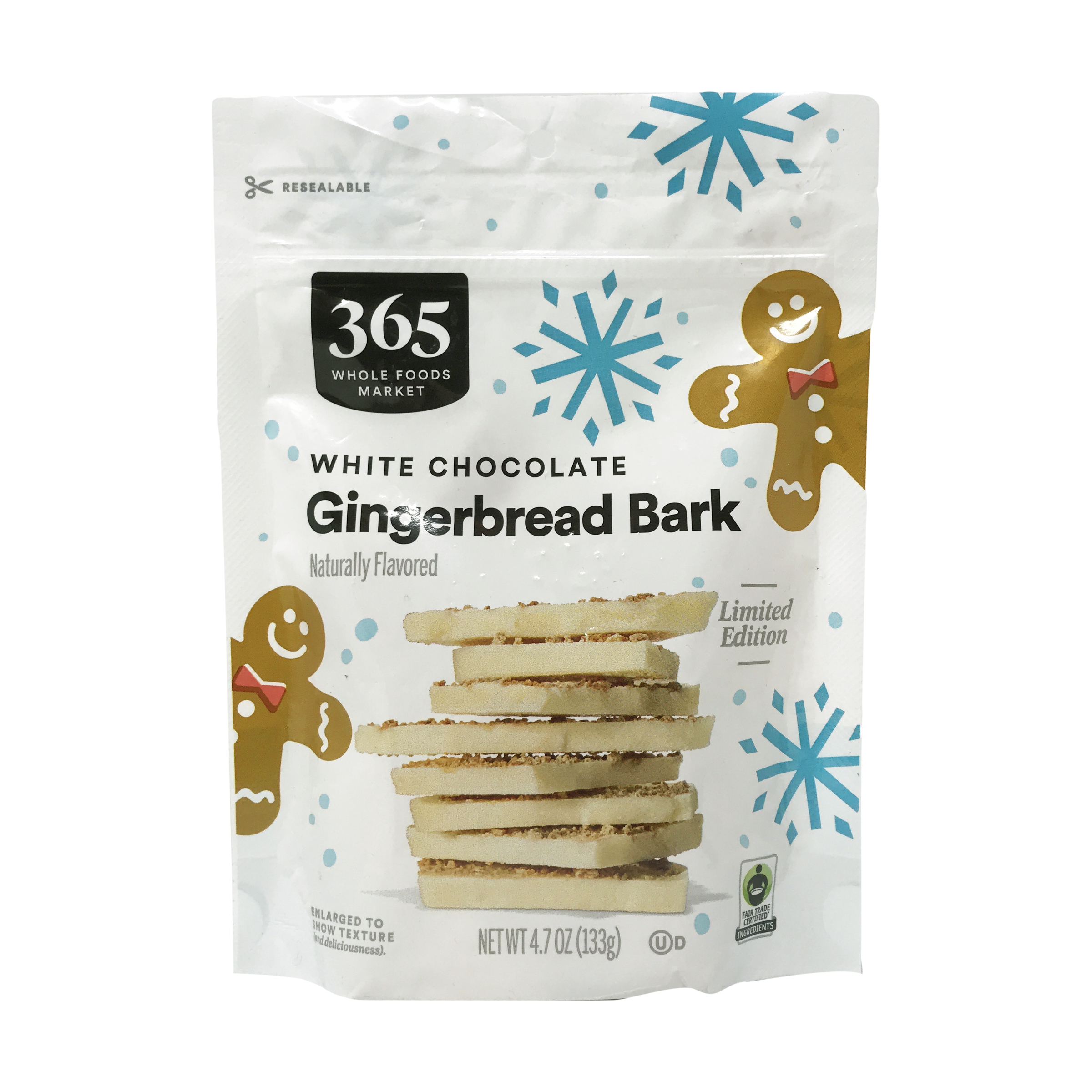 White Chocolate Gingerbread Bark