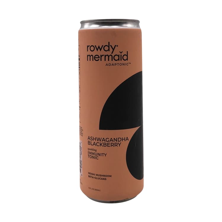 Rowdy Mermaid Adaptonic Ashwagandha Blackberry Sparkling Immunity Tonic