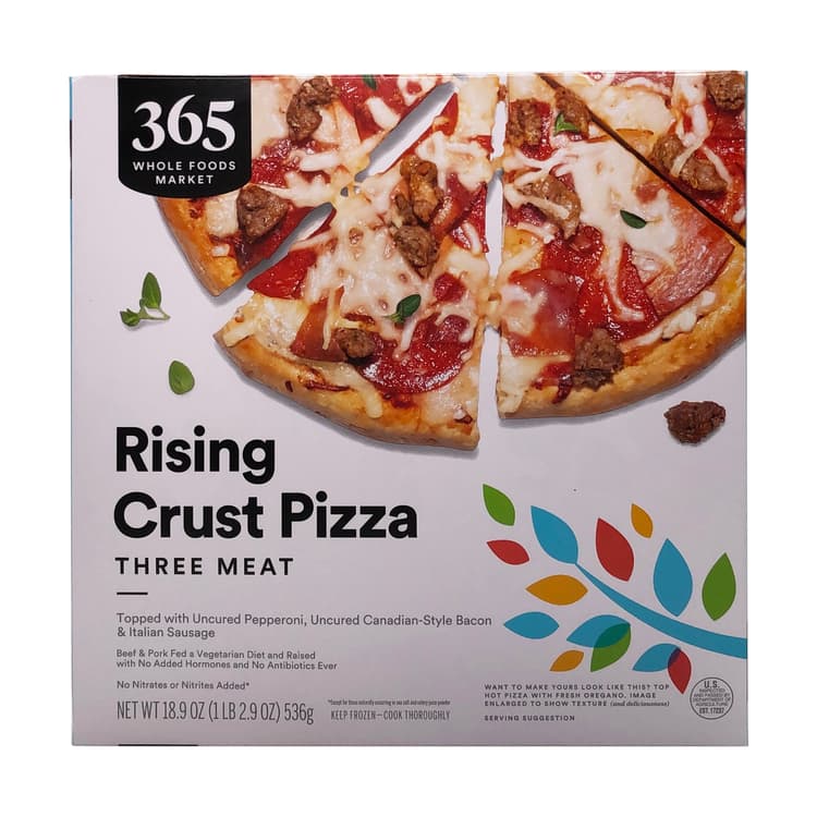 Three Meat Rising Crust Pizza