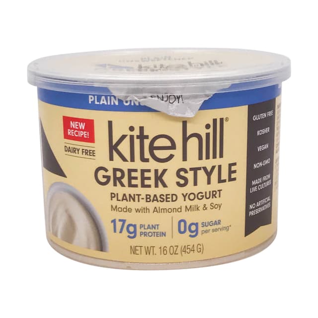 Is it GERD Friendly? Kite Hill Greek Style Plain Unsweetened Plant-based Yogurt