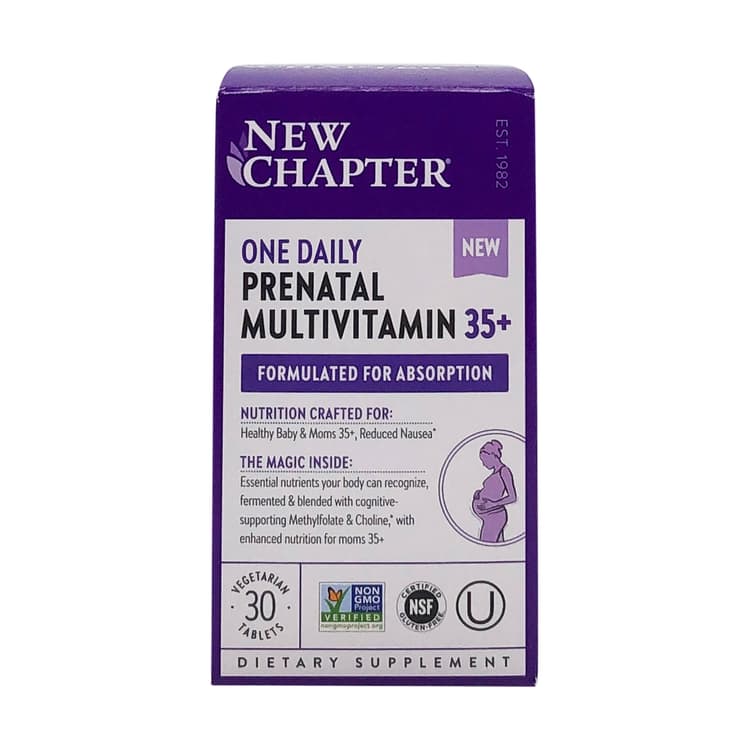 New Chapter 35+ One Daily Whole Food Prenatal, 30 Vegetarian