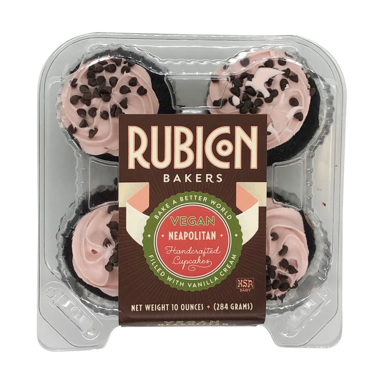 Rubicon Bakers Vegan Neapolitan Handcrafted Cupcakes
