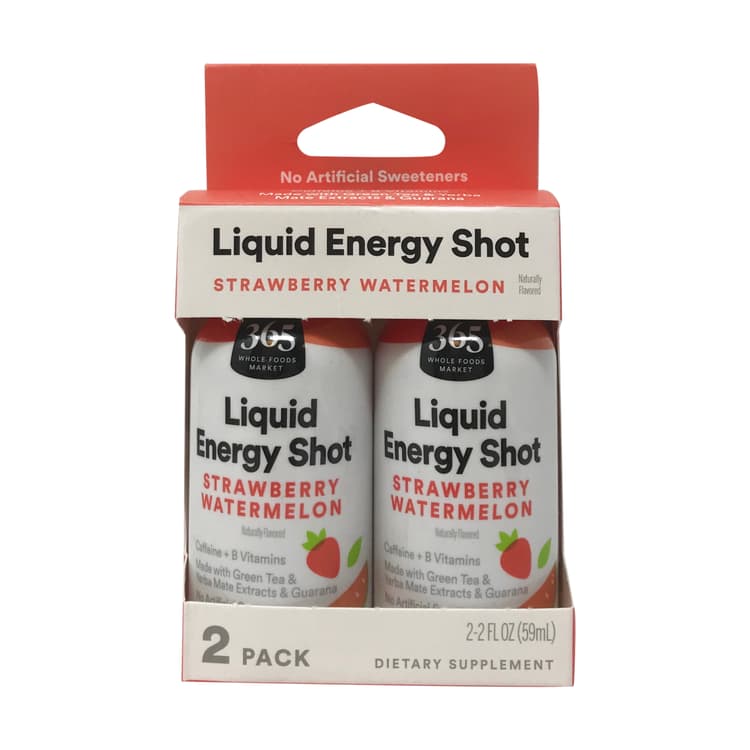 365 By Whole Foods Market Strawberry Watermelon Duo Energy Shot