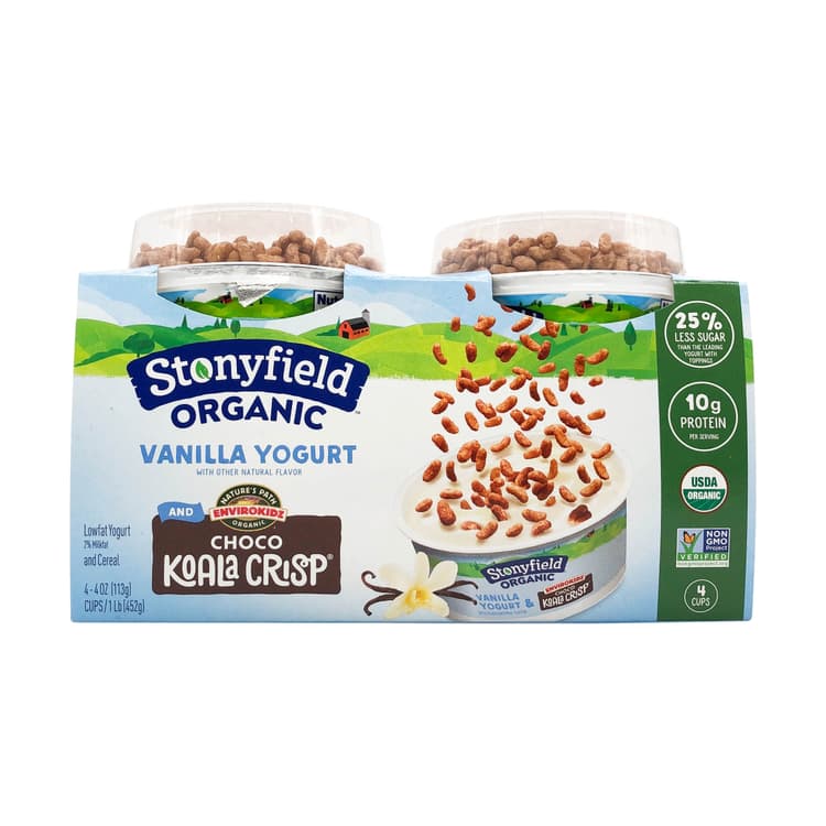 Organic Vanilla Kids Toppers Yogurt