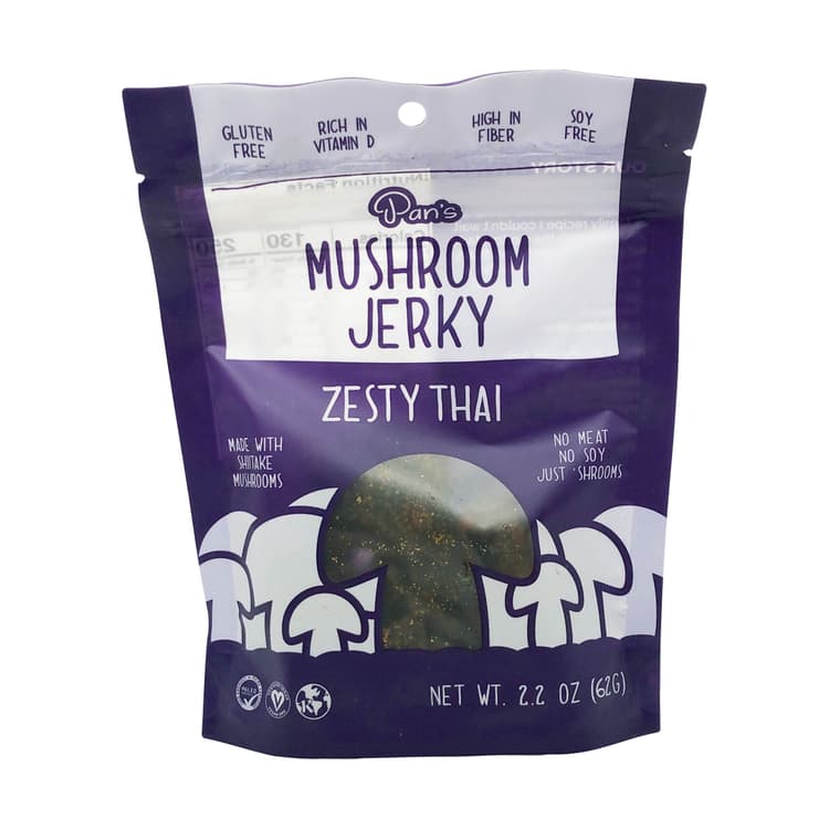 Pan'S Mushroom Jerky Zesty Thai
