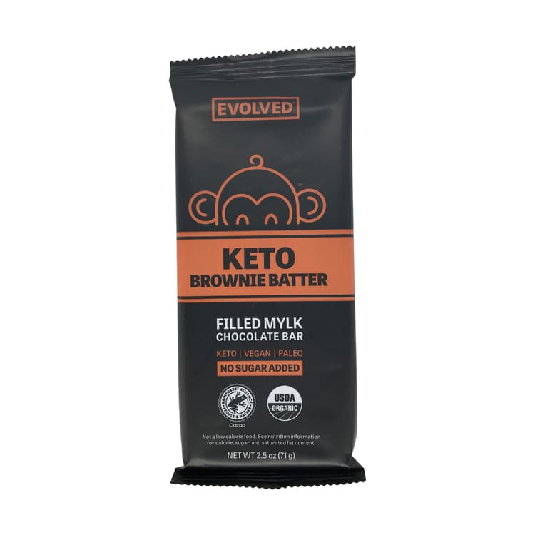 Evolved Keto Brownie Batter Filled Mylk Chocolate Bar