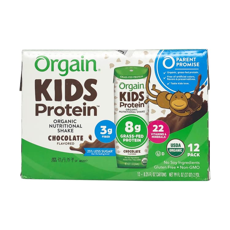 Orgain Organic Chocolate Nutritional Shake, Oz Cartons Net