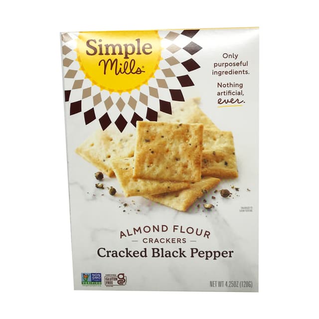 Is it Low Iodine? Cracked Black Pepper Almond Flour Crackers