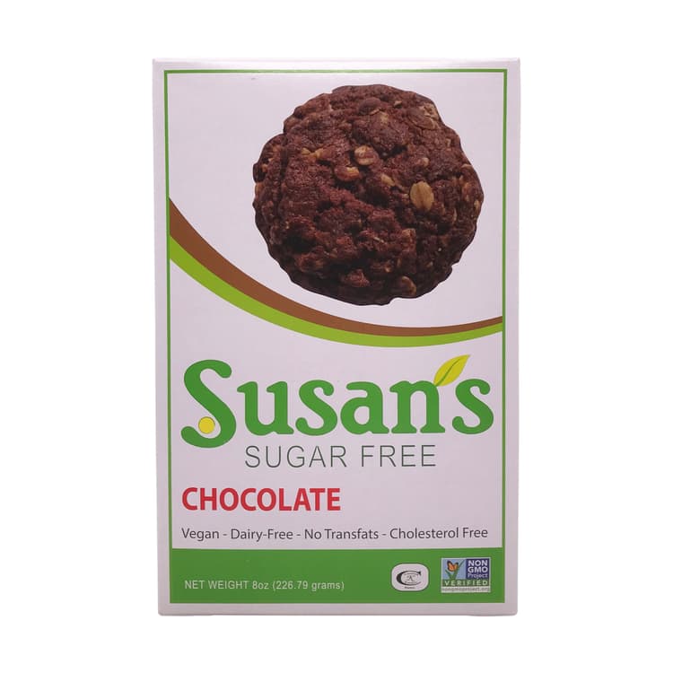 Susan'S Sugar Free Oats & Chocolate Cookies