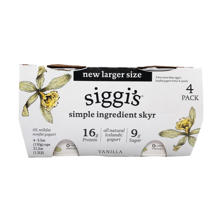 Siggi'S Vanilla Non Fat Skyr Yogurt