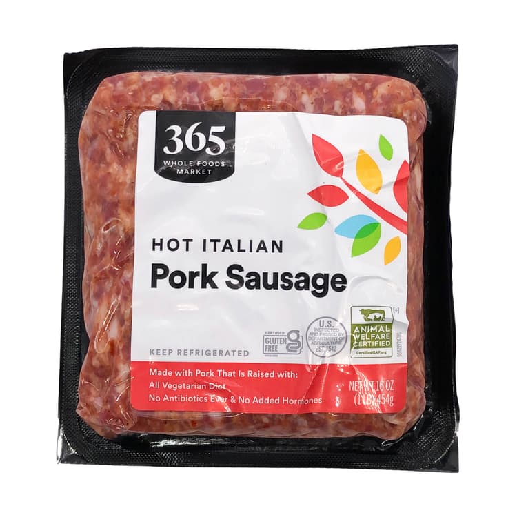 365 By Whole Foods Market 365 Hot Italian Pork Sausage
