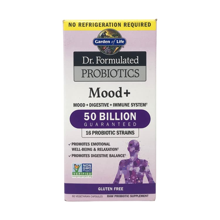 Garden Of Life Dr Formulated Probiotics Mood +, Vegetarian Capsules