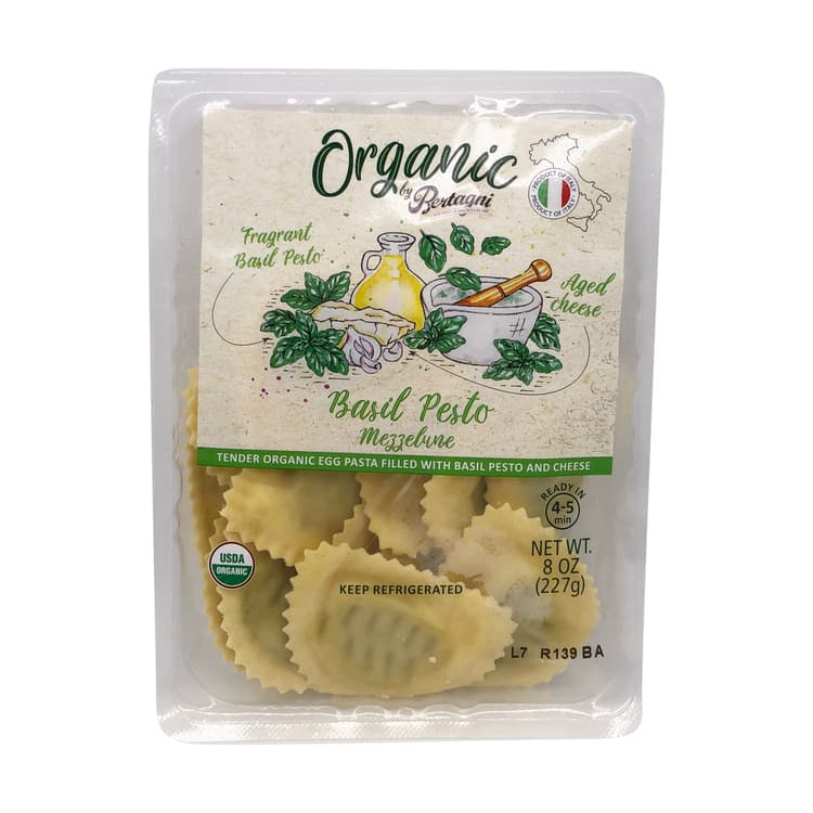 Bertagni Organic Basil Pesto Mezzelune