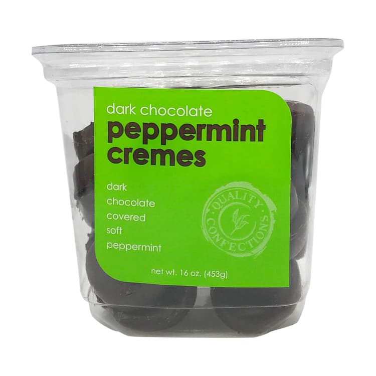 Quality Confections Dark Chocolate Peppermint Cremes