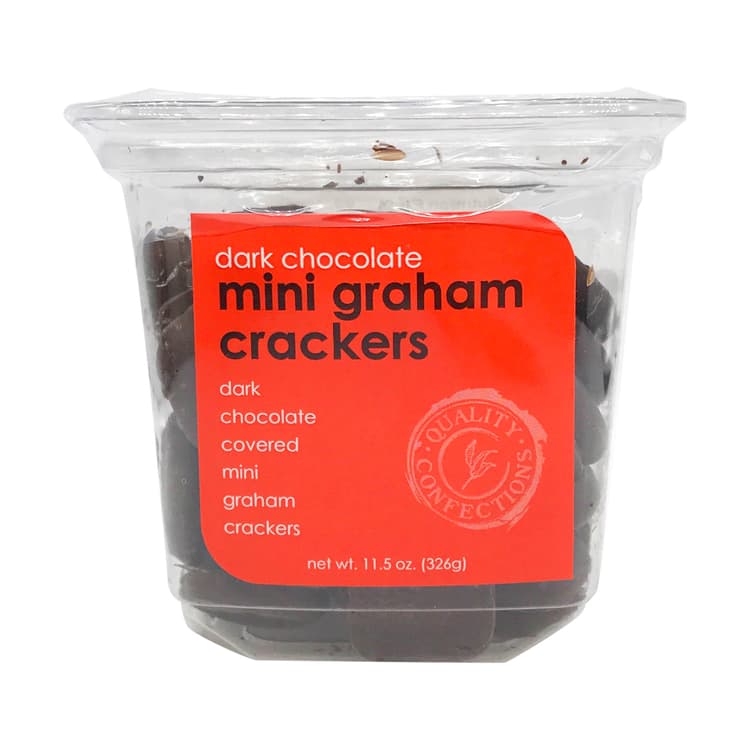 Nassau Candy Dark Chocolate Mini Graham Crackers