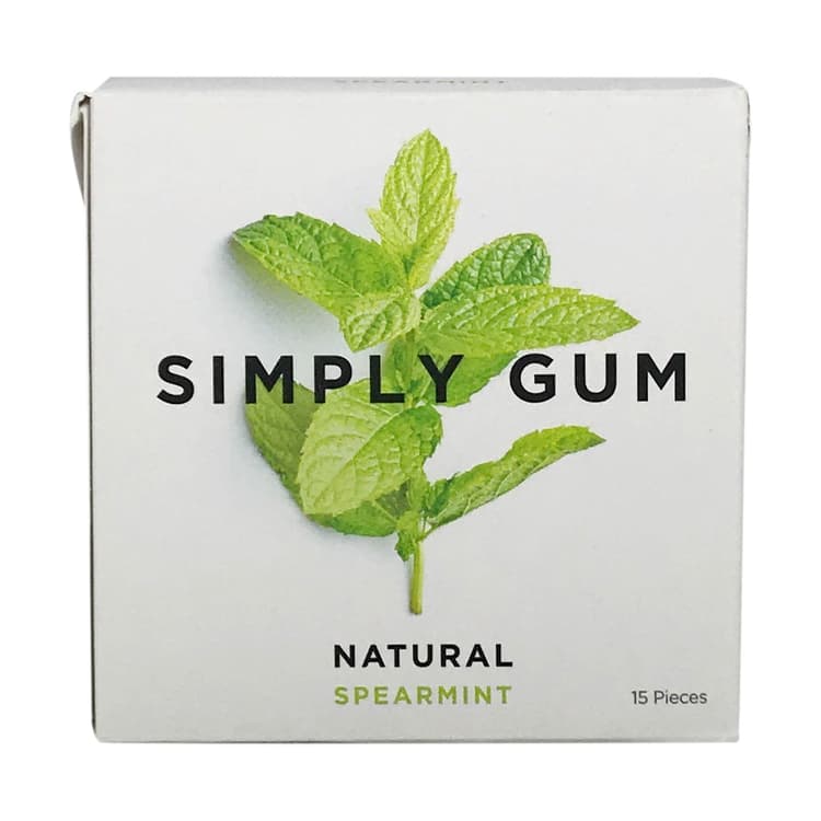 Simply Gum Spearmint Natural Chewing Gum