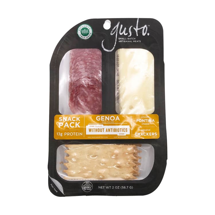 Gusto Genoa Salami Fontina Cracker Snack