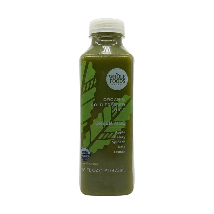 Whole Foods Market Organic Green Aide Cold Pressed Juice